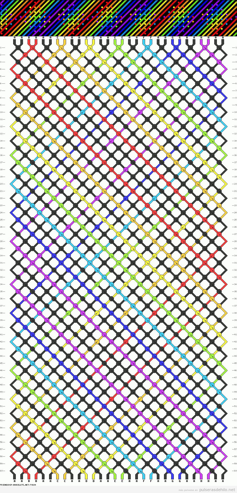 Patrón, esquema o diagrama con rayas y arco iris