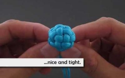 Cómo hacer una esfera con nudos para las pulseras, vídeo paso a paso
