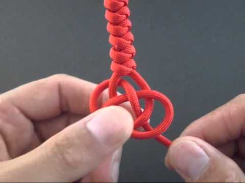 Cómo hacer una pulsera de nudos, estilo «Double Coin Snake», vídeo paso a paso
