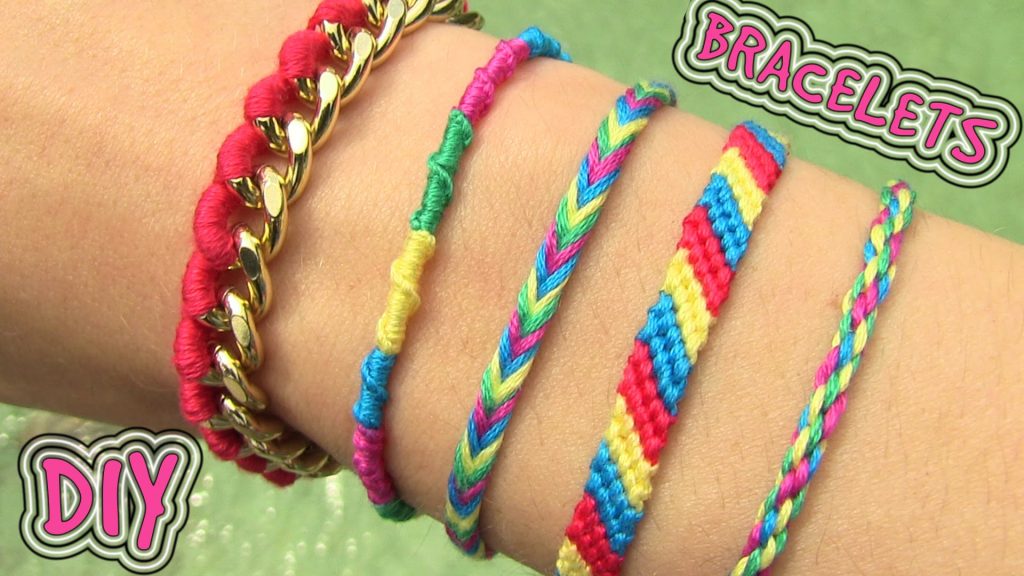 5 pulseras de hilo DIY muy fáciles de hacer (videotutorial